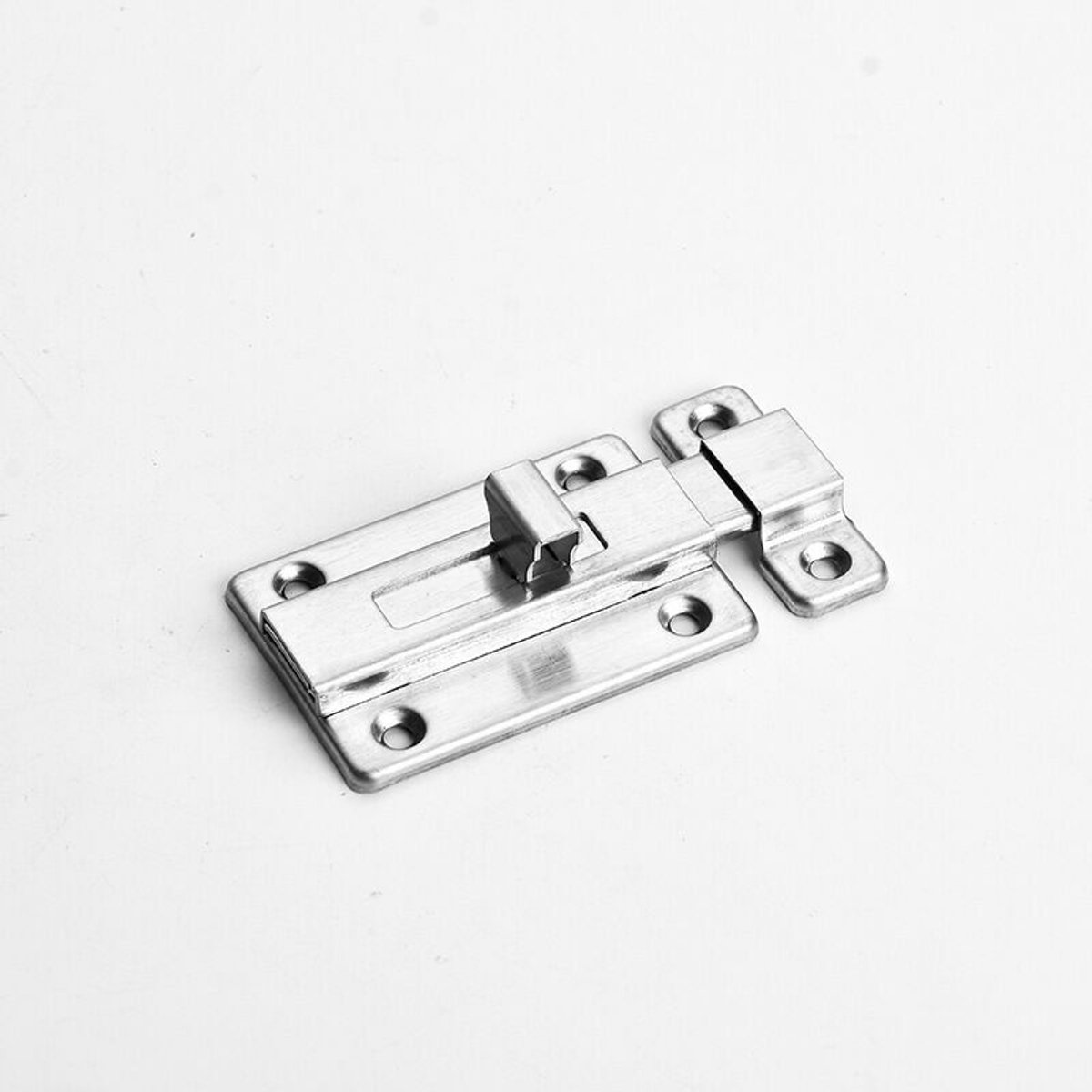 Deurgrendel – 4-inch roestvrijstalen veiligheidsgrendel, set van 2 (inclusief schroeven) – Geschikt voor diverse binnendeuren