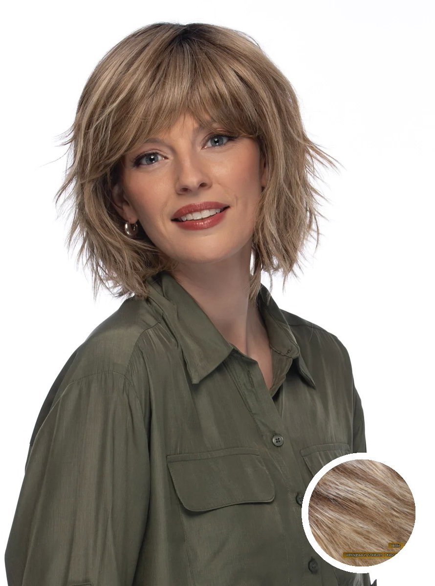Estetica Designs Hollis Synthetisch Haarwerk - Monofilament, Heat Defiant, Lengte 26 cm, Kleur 12