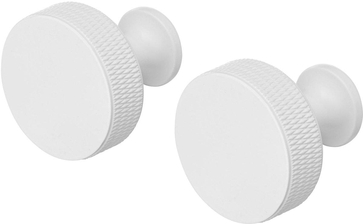 Rof Wandhaak Rond White | Wit