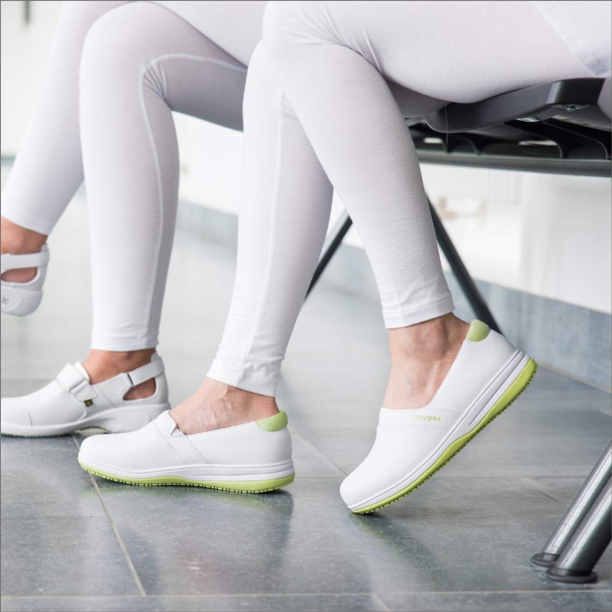 SnelShoppen - Oxypas Suzy Veiligheidsschoenen Dames, Wit, Maat 37, Antislip, Ademend, Geschikt voor Werk, Keuken, Zorg, Schoonmaak