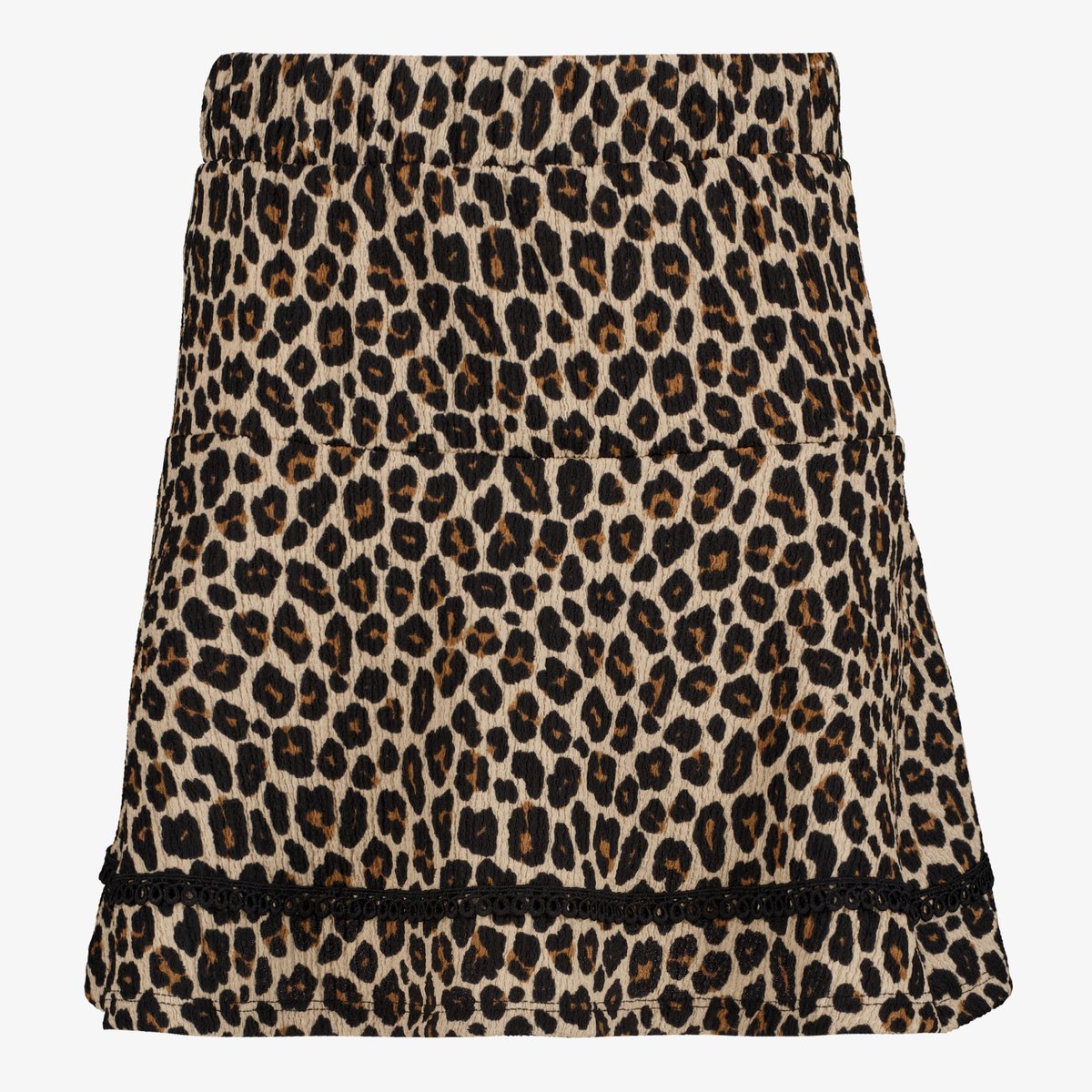 TwoDay meisjes rok met panterprint bruin - Maat 134/140