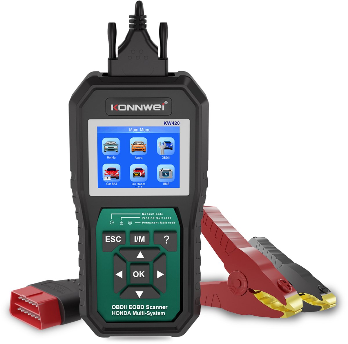 Konnwei KW420 diagnosesysteem voor Honda en Acura – volledig systeem + OBD2