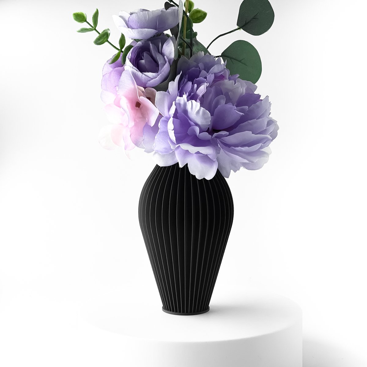 Skushy Vaas Romere - Geschikt voor Bouwbloemen - Japandi Designvaas voor Droogbloemen en Kunstbloemen - Sculpturale Decoratieve Vaas - Moderne Woondecoratie
