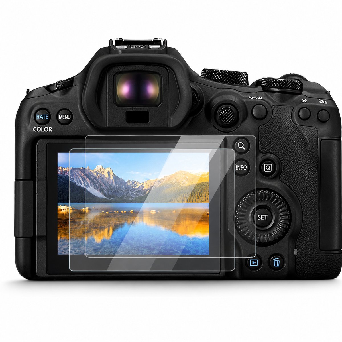 DrPhone ScreenGuard – Screenprotector compatibel met Canon EOS 2000D – 9H Gehard Glas – Anti-Kras – Anti-Vingerafdruk – Transparant