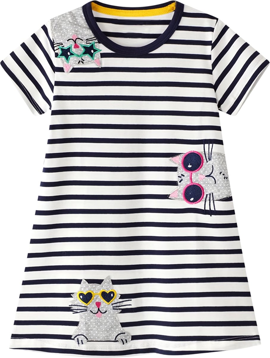 Currero Zomerjurk Meisjes Zomerjurken Kinderen Jurk Meisje Ibiza Stijl Sundress Kinderkleding 2 Jaar Wit
