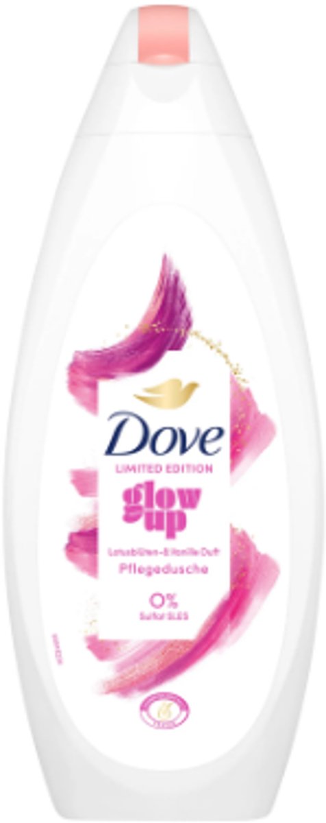 Dove Glow Up Body Wash - 1x 250ml | Voedende Douchegel met Hydraterende Crème - Limited Edition 2026