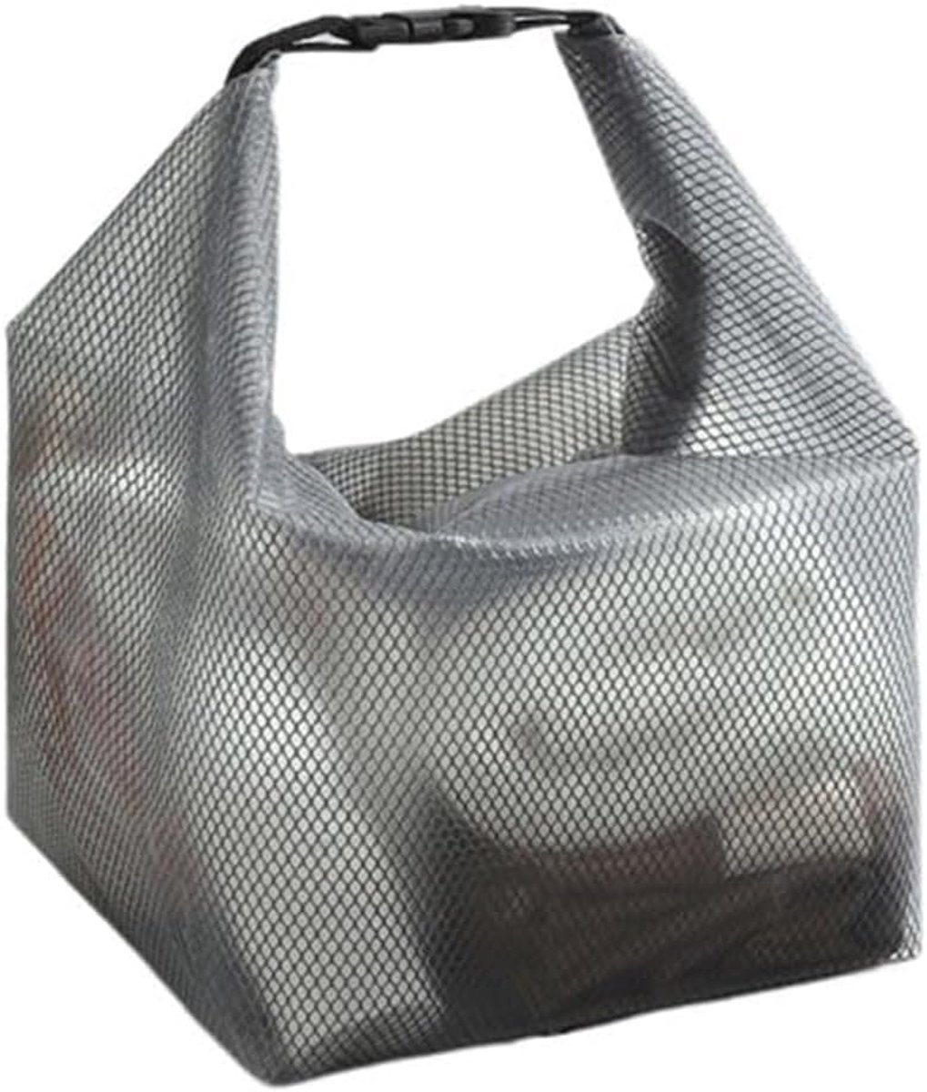 Waterdichte toilettas - Reis-make-uptas - Organizer-tas - Grote capaciteit - Draagbaar - Met handvat - Grijs - Klein - 27x11,5x24,5 cm
