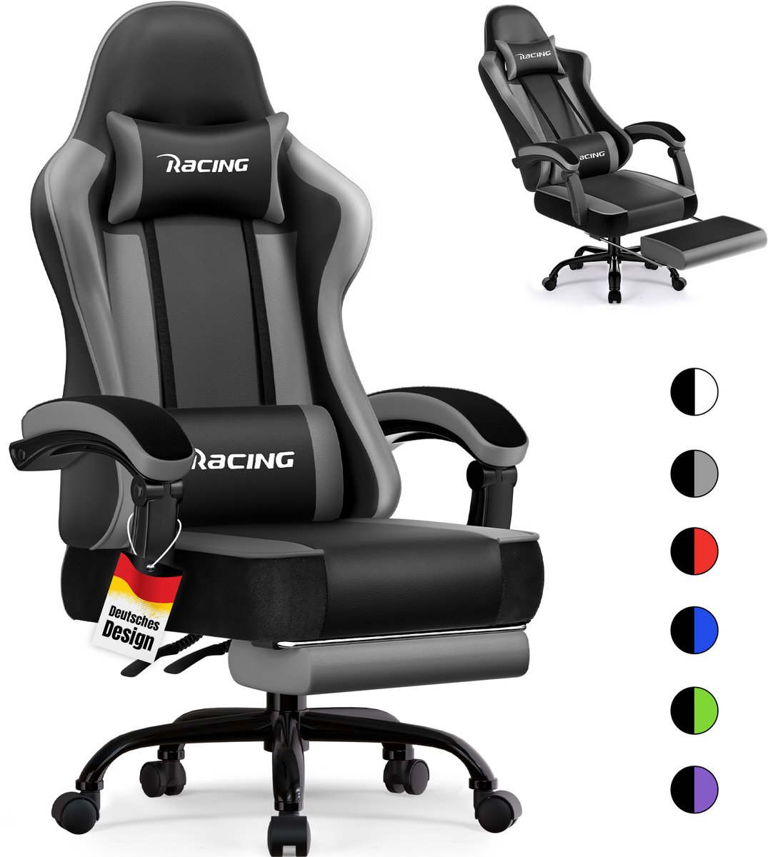 Elekiatech Gaming Stoel Racing Style - Product - €169,99