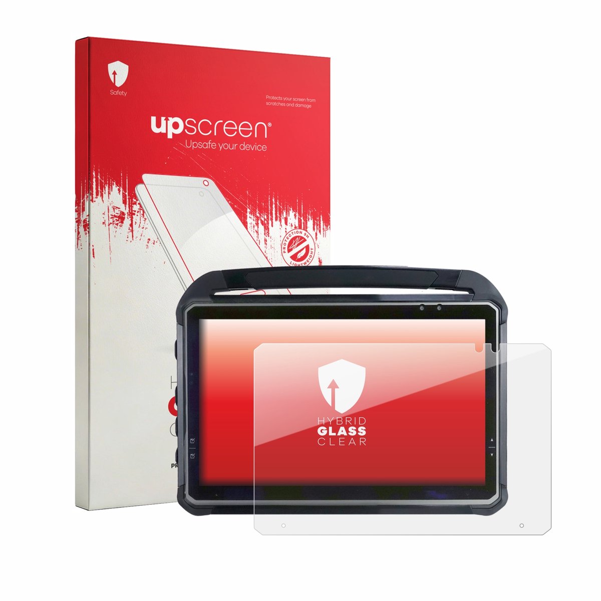 upscreen - Screenprotector voor DT Research DT312RP - Folie Beschermfolie Beschermglas transparant