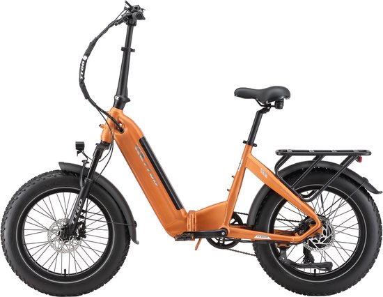 TTGO F6 Boost E-bike - 25 km/u - 20inch - 120km actieradius - 250W motor - 48V18Ah accu - 70NM - oranje — afbeelding 2