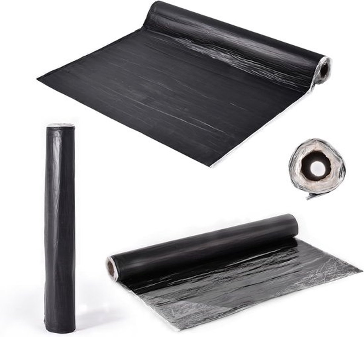 Dakfolie Zelfklevend - Bitumen Dakbaan - Tuinhuis Afdichten - Koud Zelfklevend - 10m² Rol - Antraciet