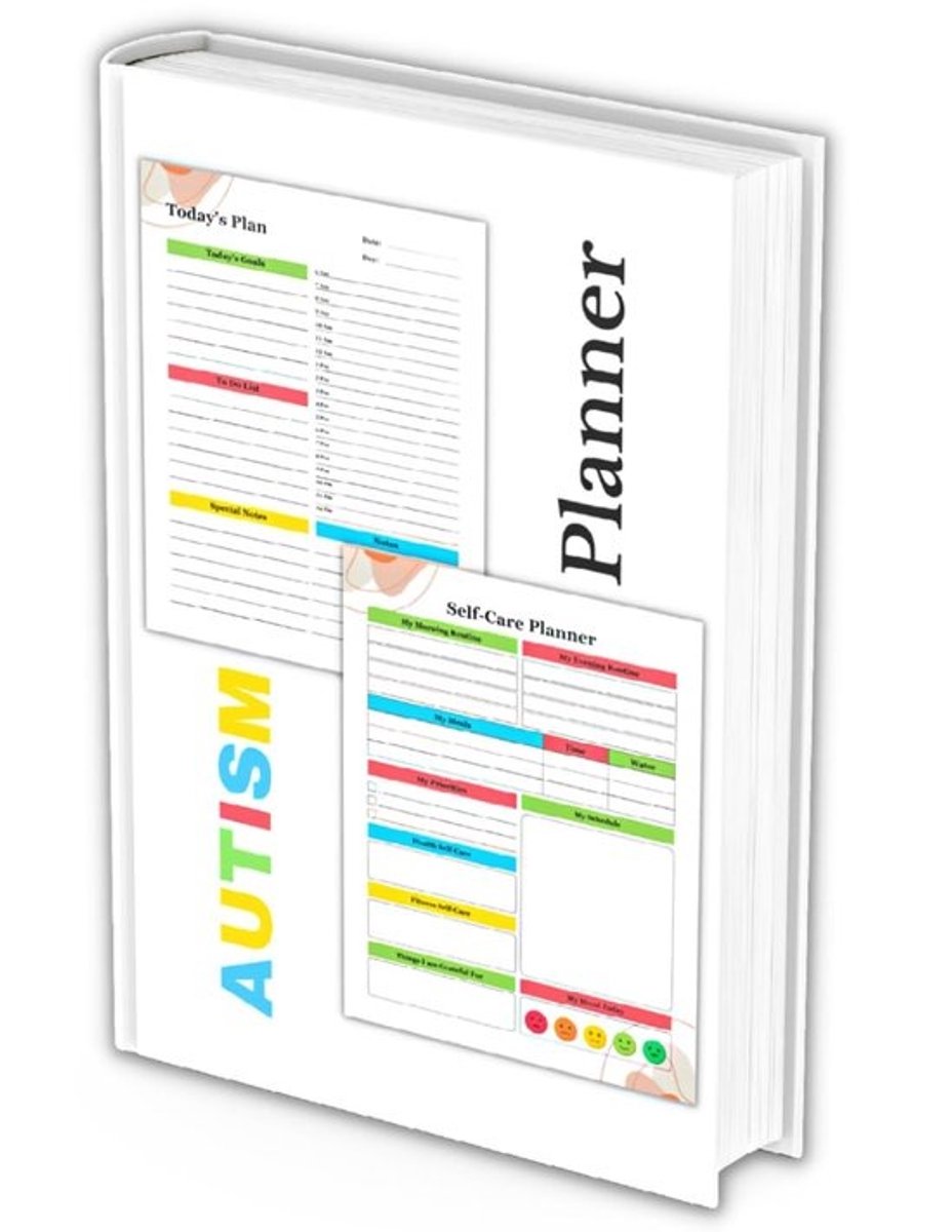 Organisatie Planner - Dagelijkse Weekplanner - Productiviteit Verbeteren - Kleurrijk en On-gedateerd - 21.59 x 27.94 cm - Multicolor