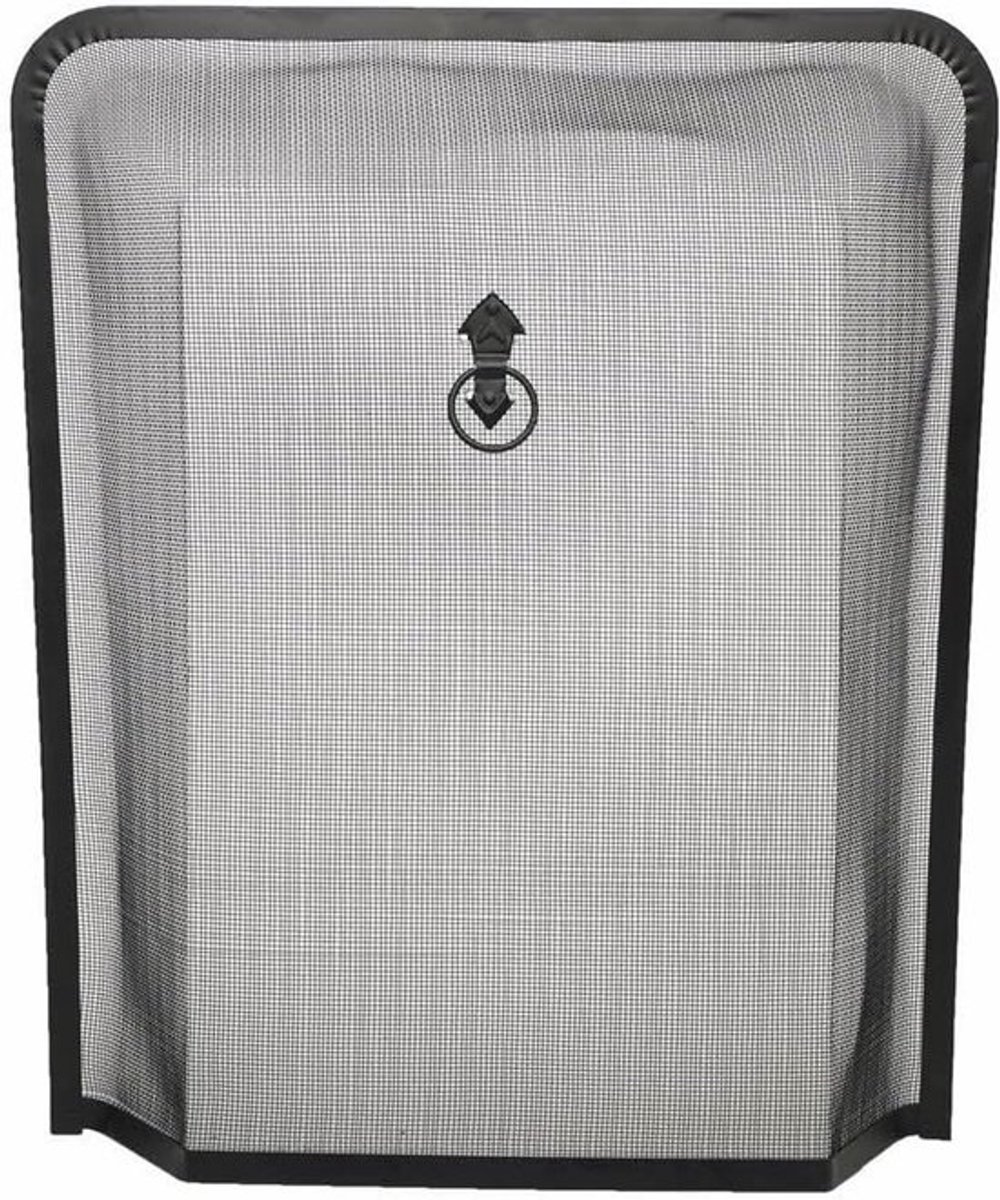 Haard Bescherming - Vonkenvanger - Veilig Stoken - Stevig Rechthoekig - 10 x 10 x 5 cm - Zwart