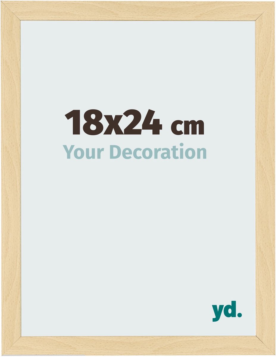 Your Decoration - Fotolijst 18x24 cm - MDF - Beuken Decor - Bologna