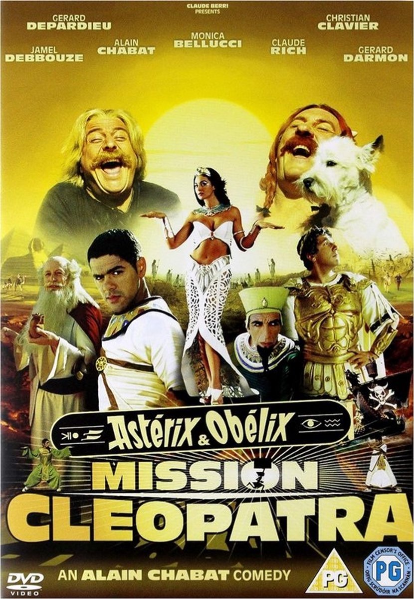 Asterix en Obelix film avontuur in Egypte