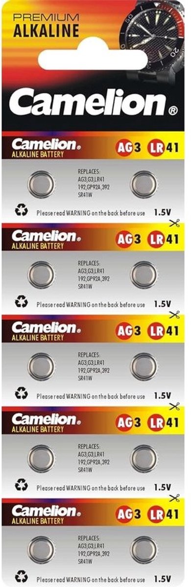 100 Stuks AG3 LR41 Knoopcel Batterijen (192, 392, GP92A, SR41W) - Langdurige Energie