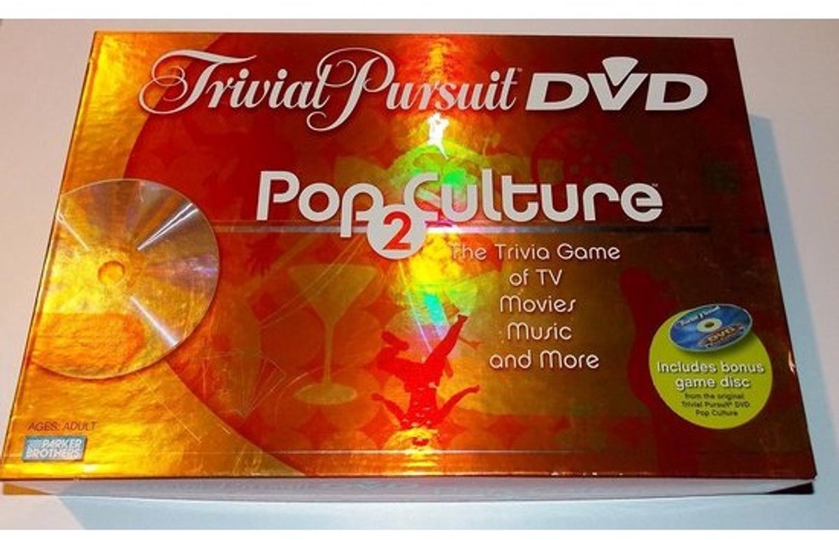 Popcultuur Quizspel voor 2 tot 6 Spelers - DVD Editie
