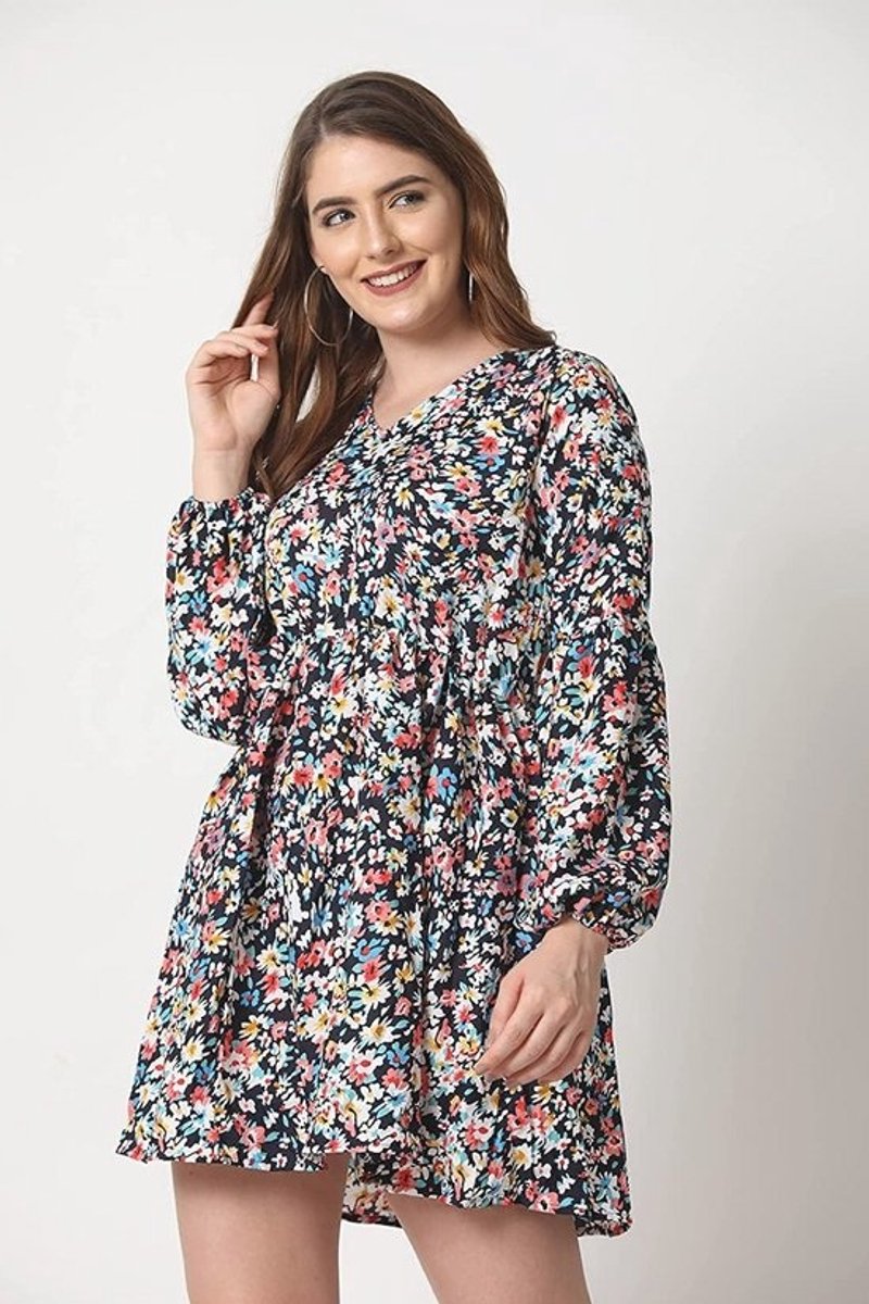A-lijn knielange jurk voor dames en meisjes - Westernstijl