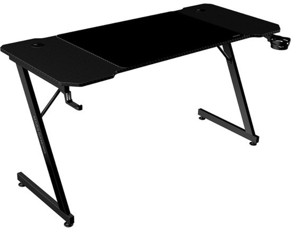 Ergonomisch Gaming Bureau met Carbon Oppervlak en XXL Muismat