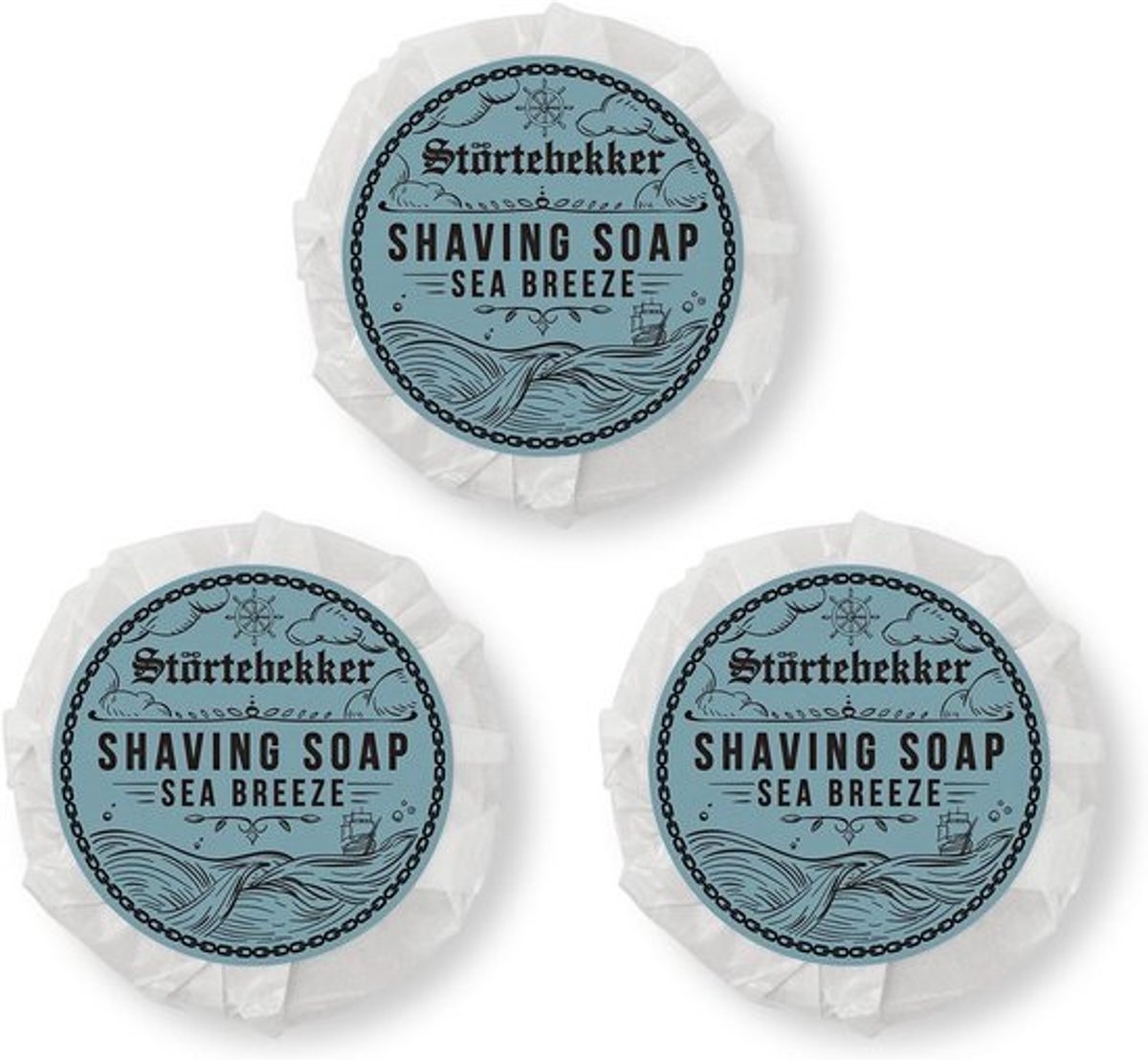 Premium Scheerzeep Zeefris Aroma 3x Met Scheerkwast Geschikt Voor Klassiek Scheermes