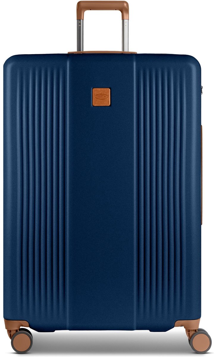 Bric's Ferrara 4 wielen Trolley L 77 cm met uitbreidingsplooi - Harde bagage - TSA slot - navy blue