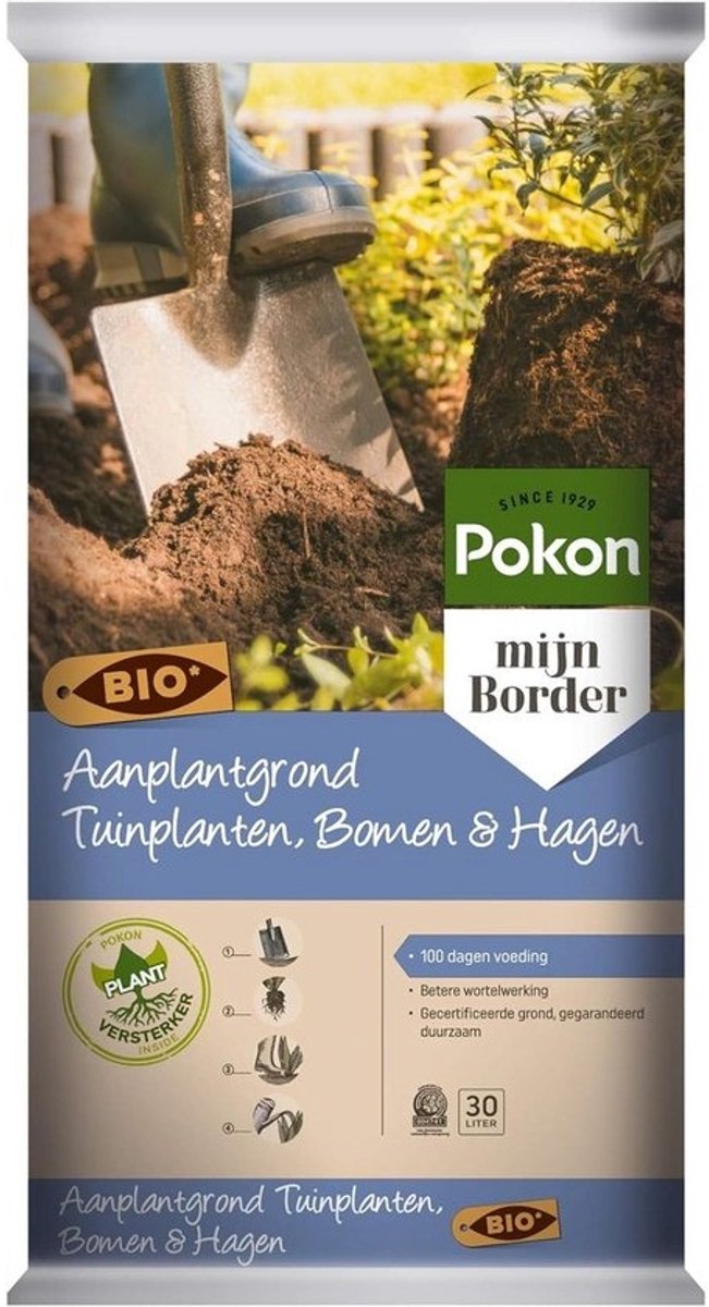 Biologische Universele Potgrond voor Tuinplanten, Bomen en Hagesnoeren - 30 Liter