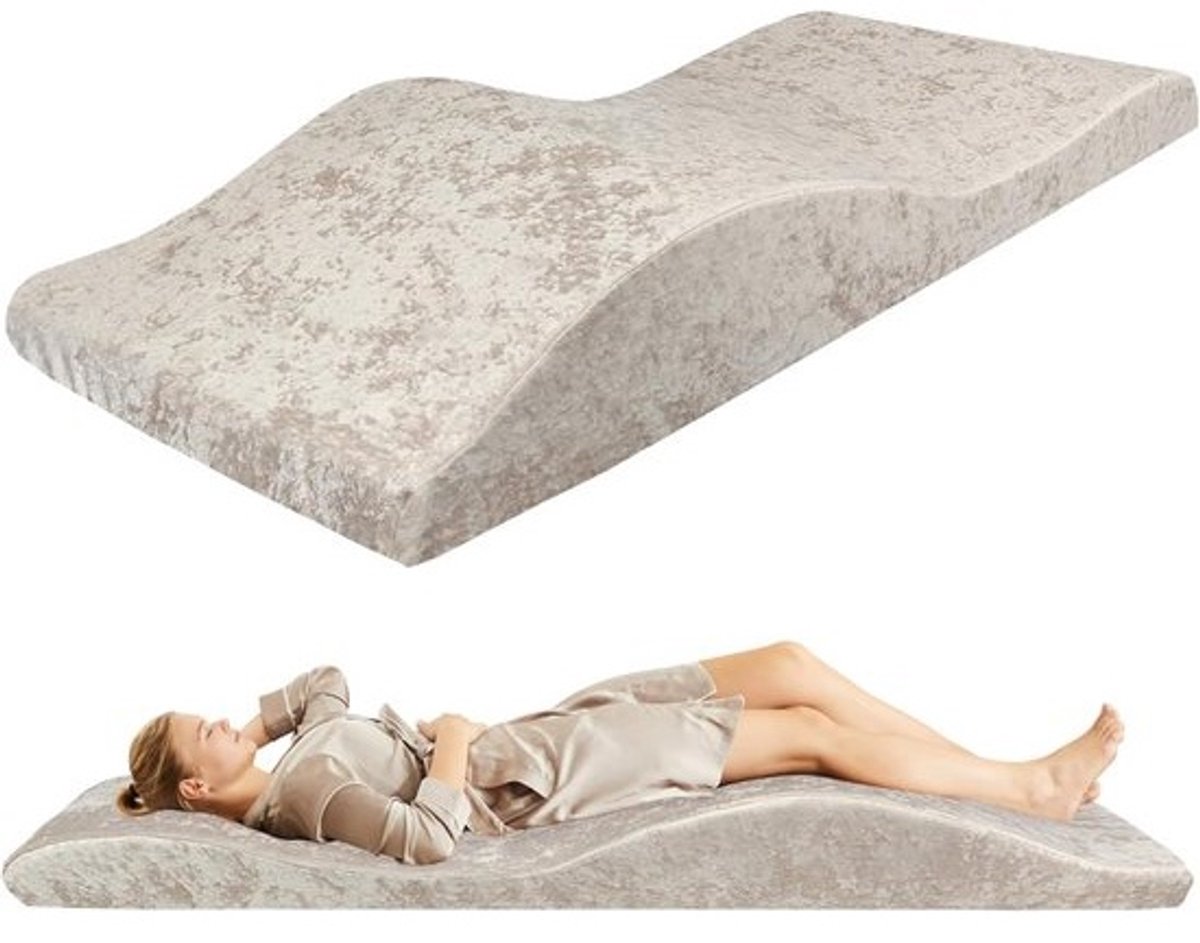 Ergonomische Traagschuim Topper voor Lash Bed en Massagetafel - Luxe Comfort