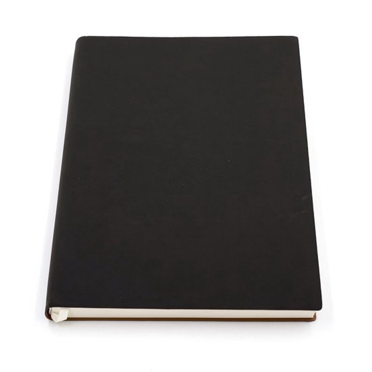 Groot Dik Notitieboek A4 met 416 Blanco Pagina's en Zachte Imitatie Leren Omslag - Ideaal als Dagboek, Schetsboek en Schrijfblok