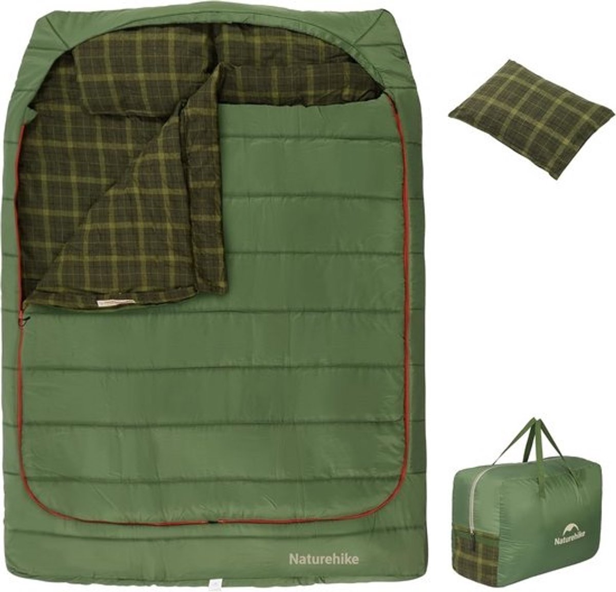 XL Dubbele Slaapzak voor 2 Personen (0°C) - Comfortabel & All-Season Kamperen