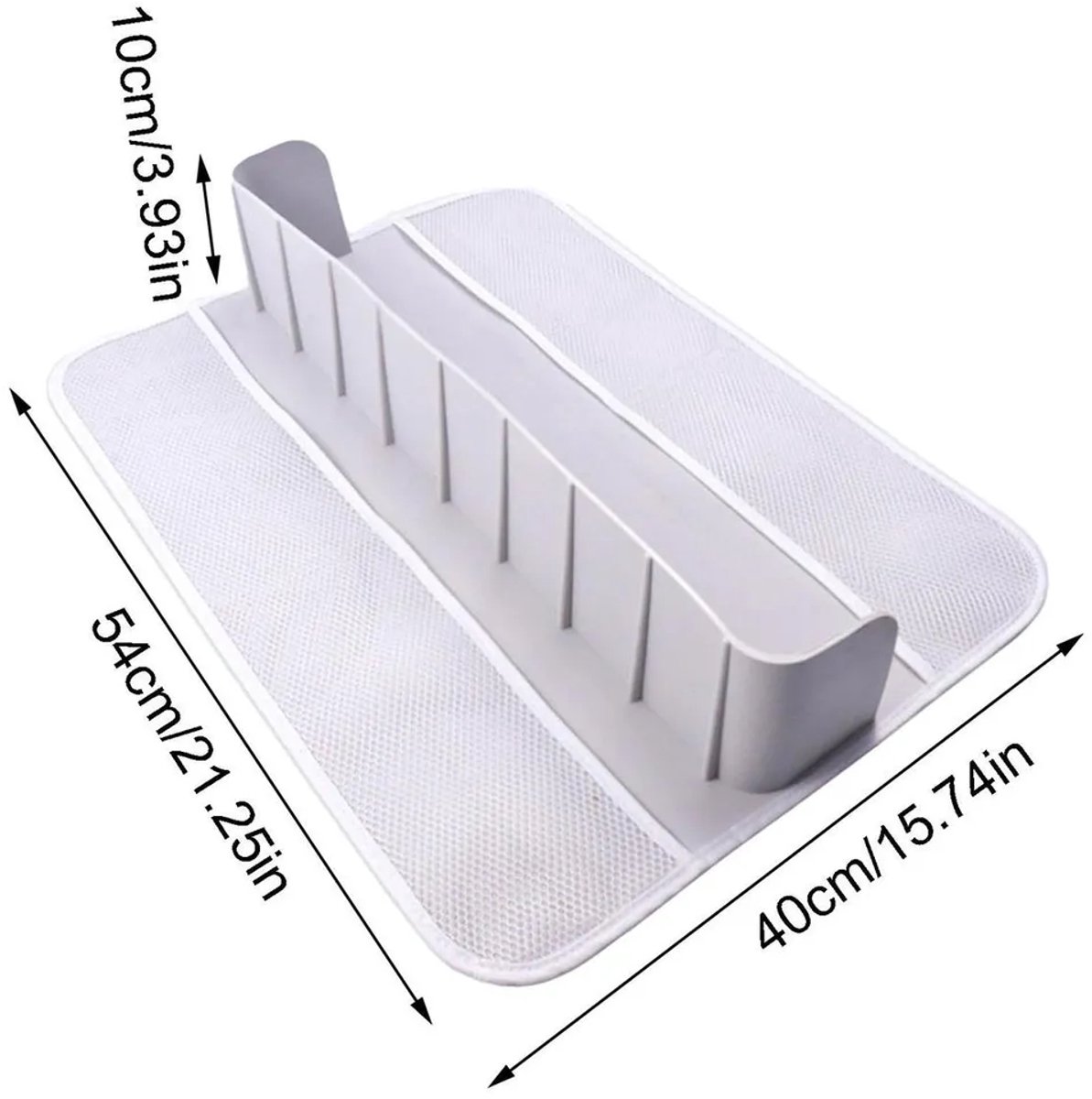 Opvouwbare siliconen douchebeschermer Geschikt voor zuignap, Geschikt voor kinderen, afGeschikt vooringen: 55x40x10 cm