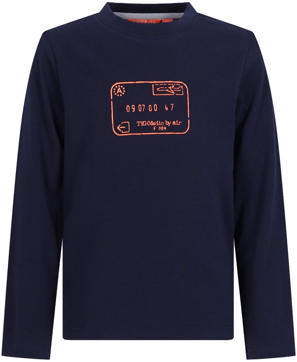 TYGO & vito X608-6410-190 Jongens Longsleeve Mees - Maat 122/128