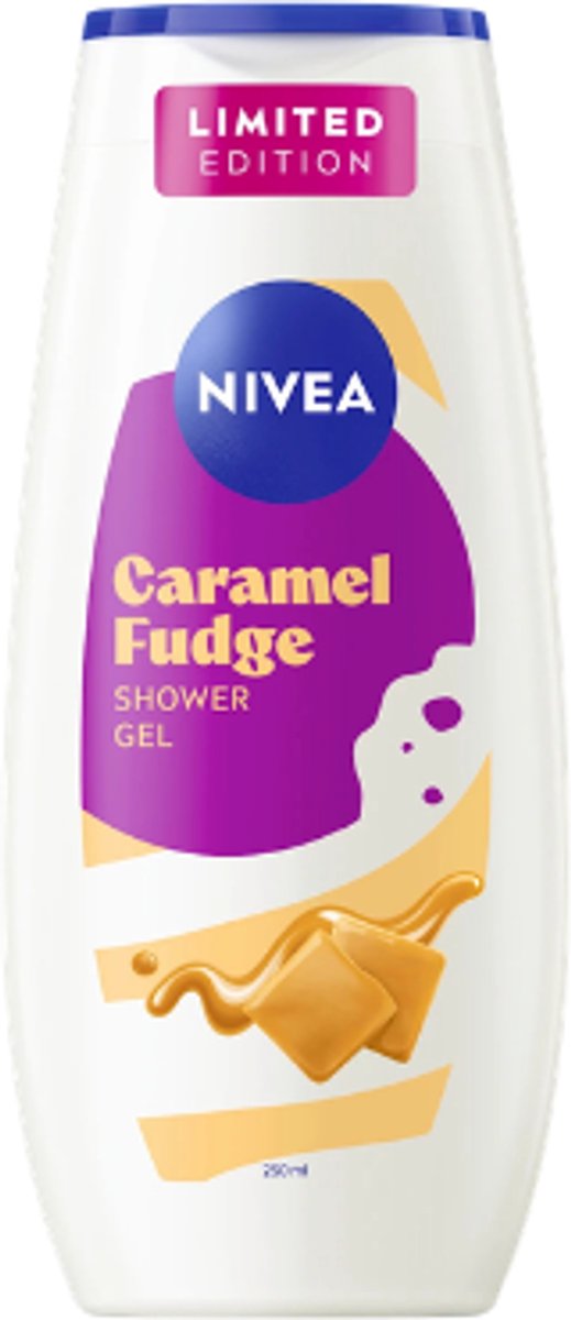 NIVEA Douchegel - Caramel Fudge | 1x 250 ml - Karamel & Vanille | Limited Edition Sweets Edition 2026
