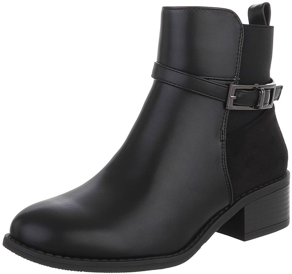 Enkellaars - Blokhak en gesp - Dames Mt:39