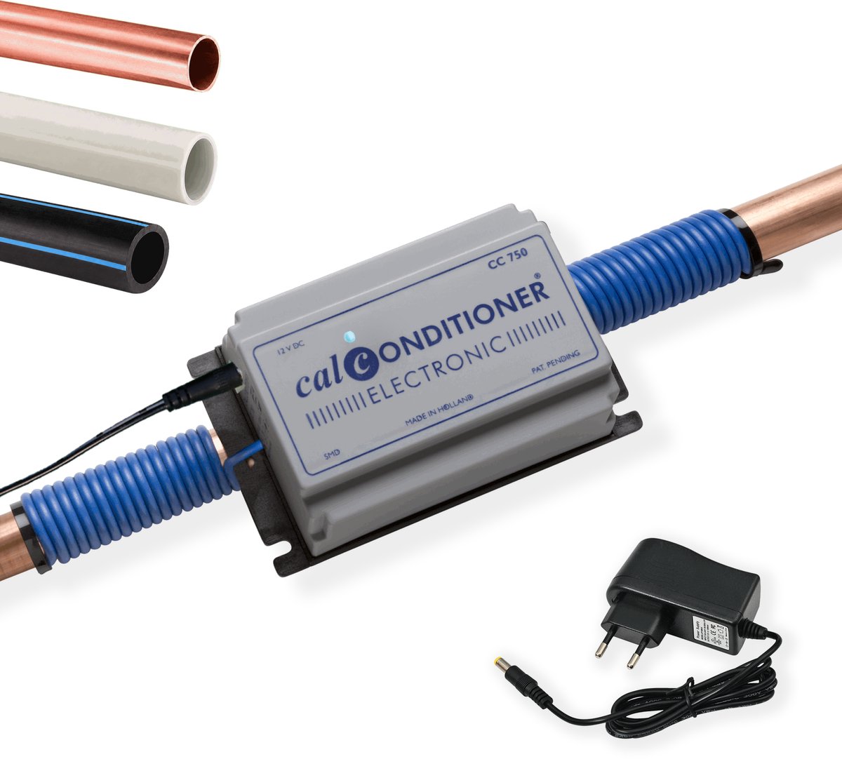 Calconditioner CC750 – Elektronische ontkalker zonder zout, geen magneet