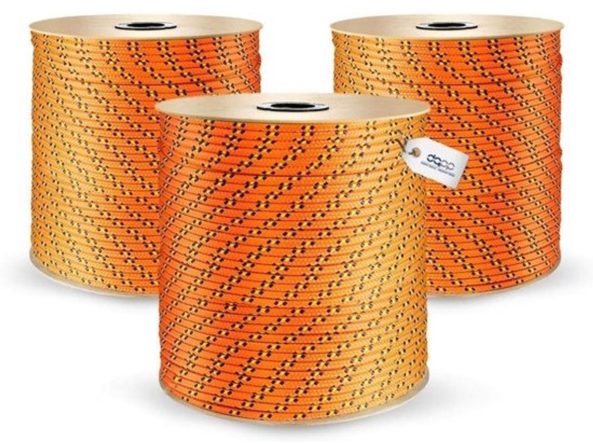 Gevlochten Touw - PP Koord - Veilig Vastmaken - Sterk En Duurzaam - 12mm 70 Meter - Blauw