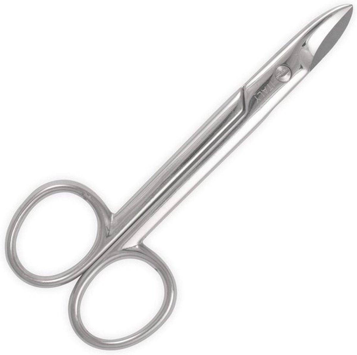 Teennagel Schaars - Nagelknipper Teen - Nauwkeurig Knippen - Extra Lange Schacht - 4 Inch - Zilver