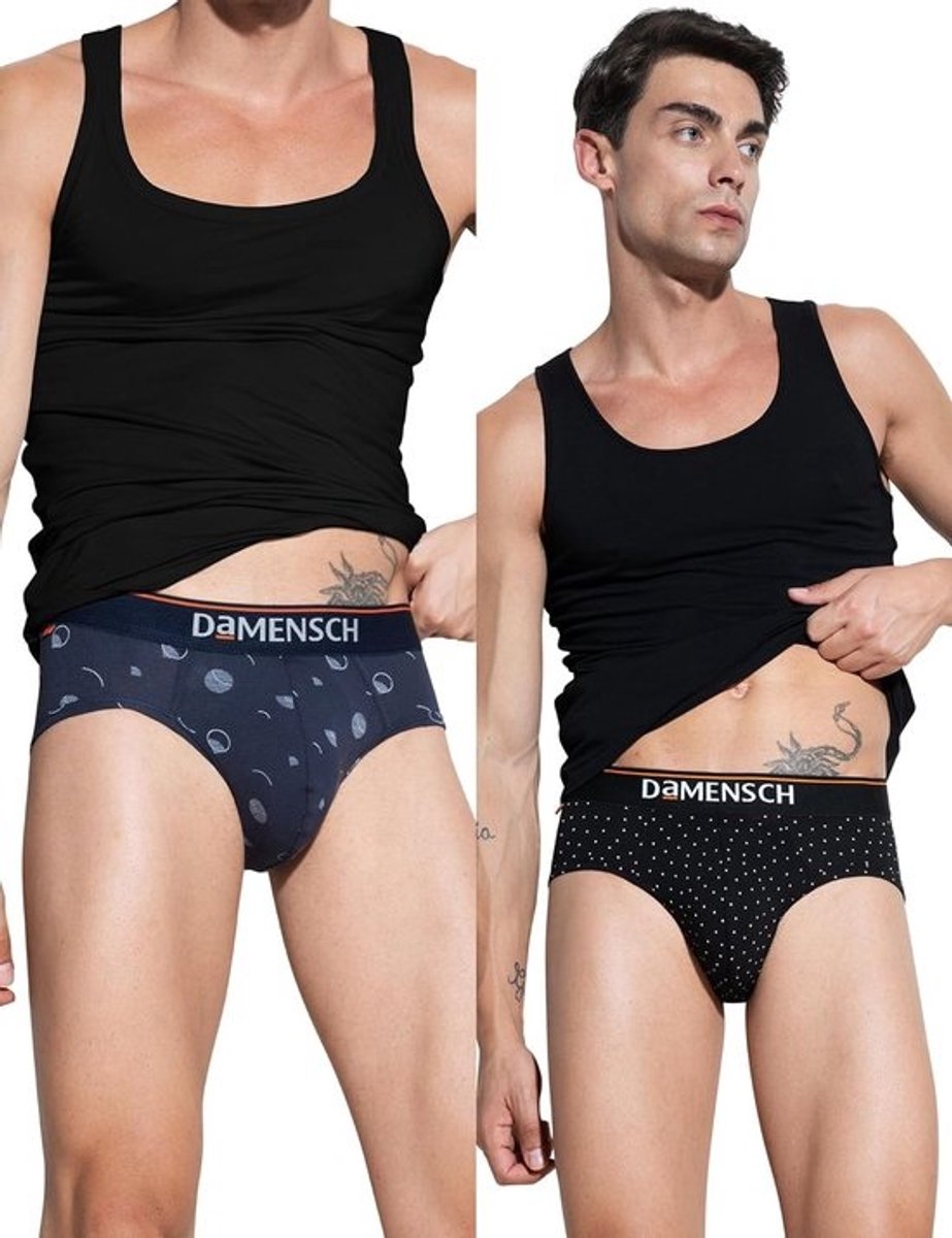 Heren Slips - Ondergoed Basics - Dagelijks Comfort - Ademend Katoen - Diverse Prints