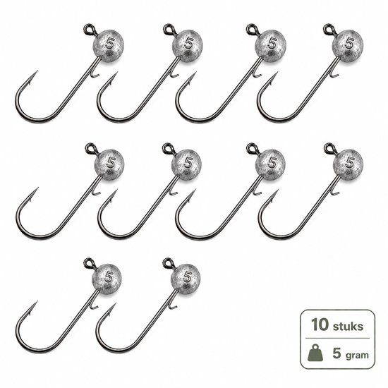 Fish-Xpro Jighead Assortiment - 50 Stuks - 5 tot 18 g - Haakmaat 4/0 — afbeelding 4