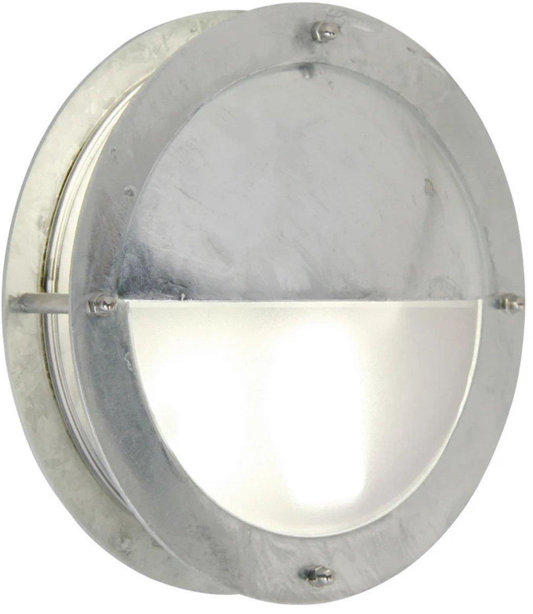 Wandlamp Buiten Gegalvaniseerd - E27 Fitting - IP54 - Malte