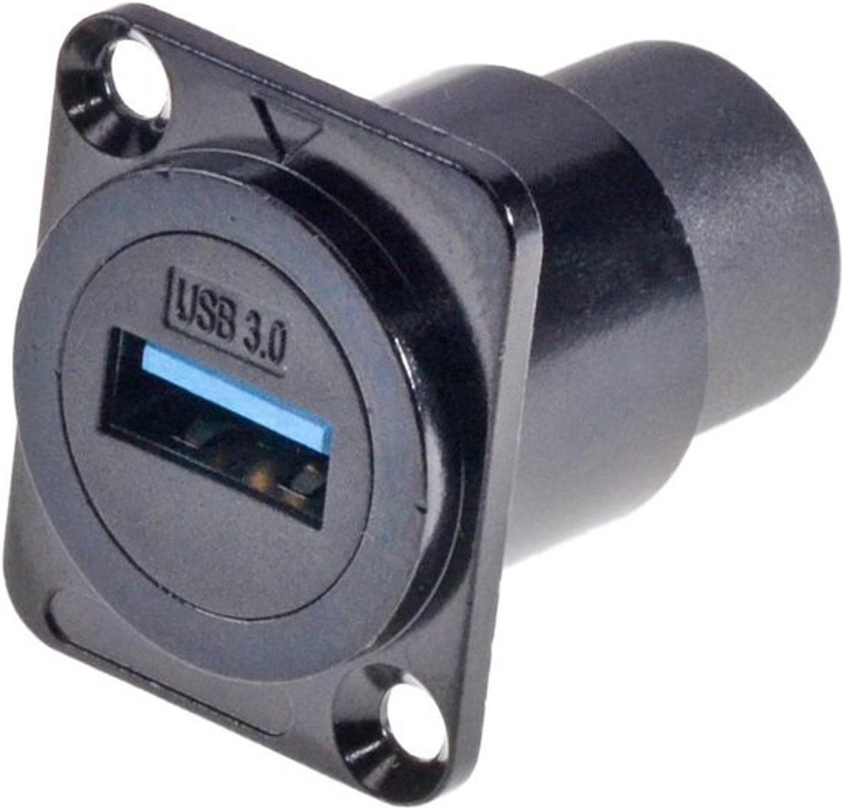 Waterdichte USB 3.0 Koppeling Connector - D-Type Inline Kabel Chassis Panel Socket Vrouwelijk naar Vrouwelijk - IP65