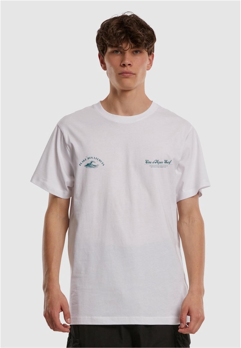 Mister Tee Plage Des Lecques Oversize Heren Tshirt XXL Wit