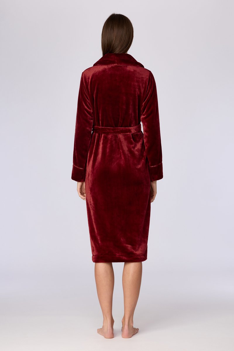 Woody Dames kamerjas bordeaux - maat XL
