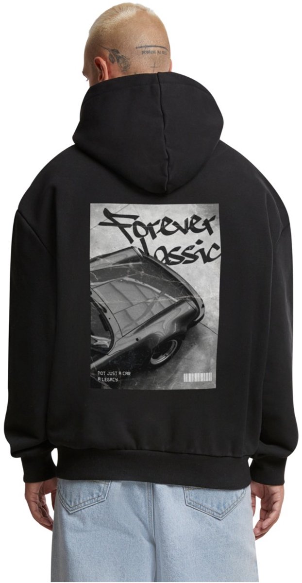 Mister Tee Classic Drive Ultra Heavy Oversized Hoodie/trui XS Zwart