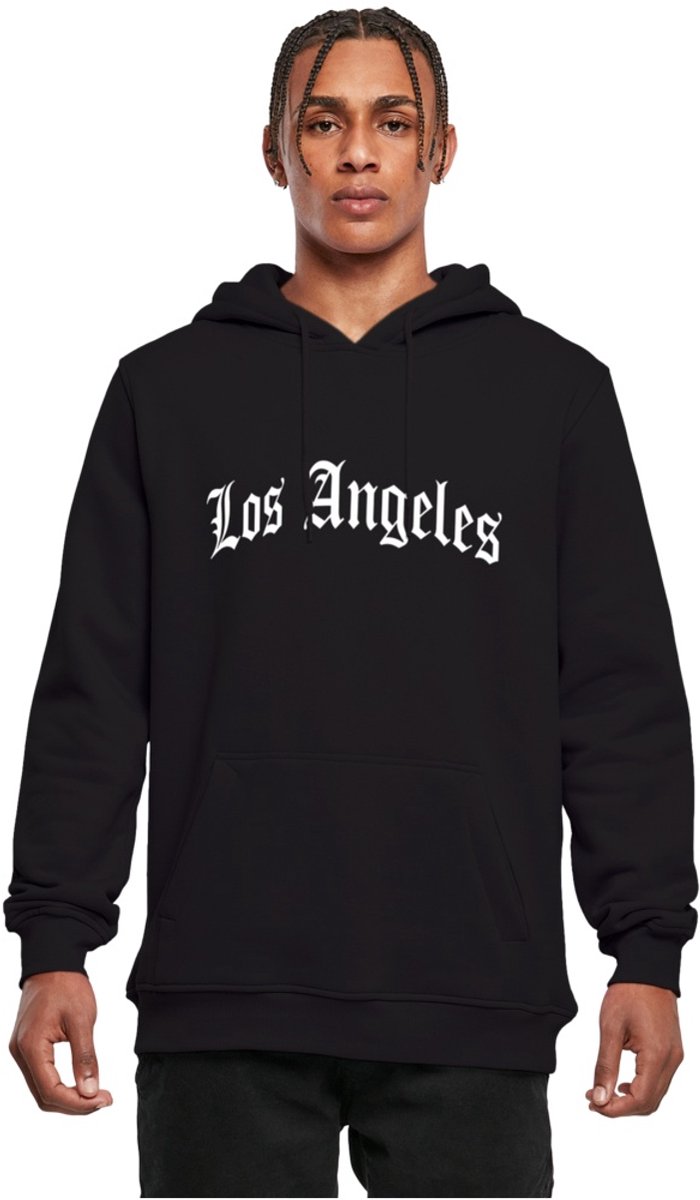 Mister Tee Los Angeles Wording New Heavy Hoodie/trui S Zwart