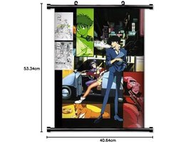 Anime Stof Muur Poster Scroll Voor Fans - Cowboy Bebop Kunst