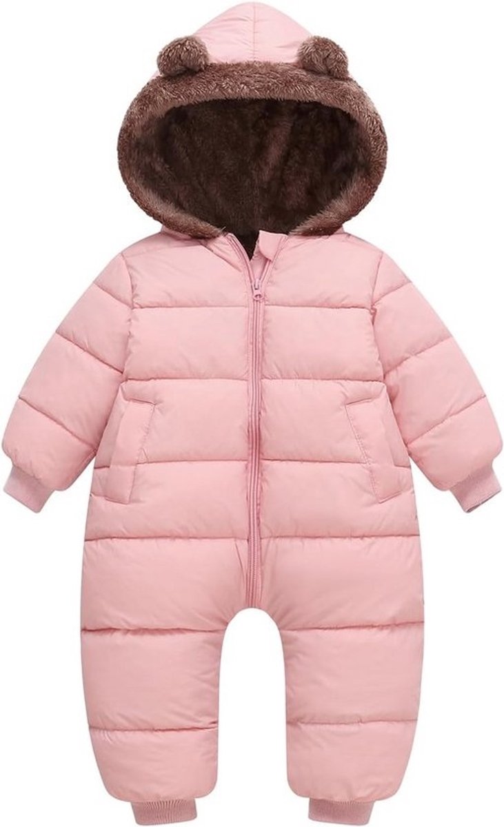 Warme Baby Sneeuwpak Winteroverall met Fleece Voering voor 6-24 Maanden