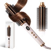 Sansbeauté® Blowout 3-in-1 Thermal Brush 38 mm - Keramische Warmteborstel - Multistyler - Airstyler - Krulborstel - Haarborstel - Stijlborstel - Warmteborstel - Volume en Krullen - Roterende Kabel