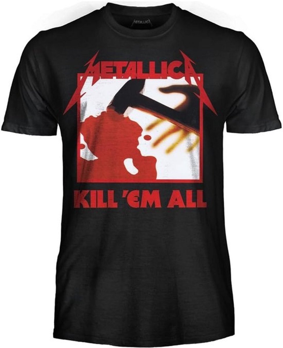 Heavy Metal Unisex T-shirt - Kill 'Em All Design voor Volwassenen en Jongens