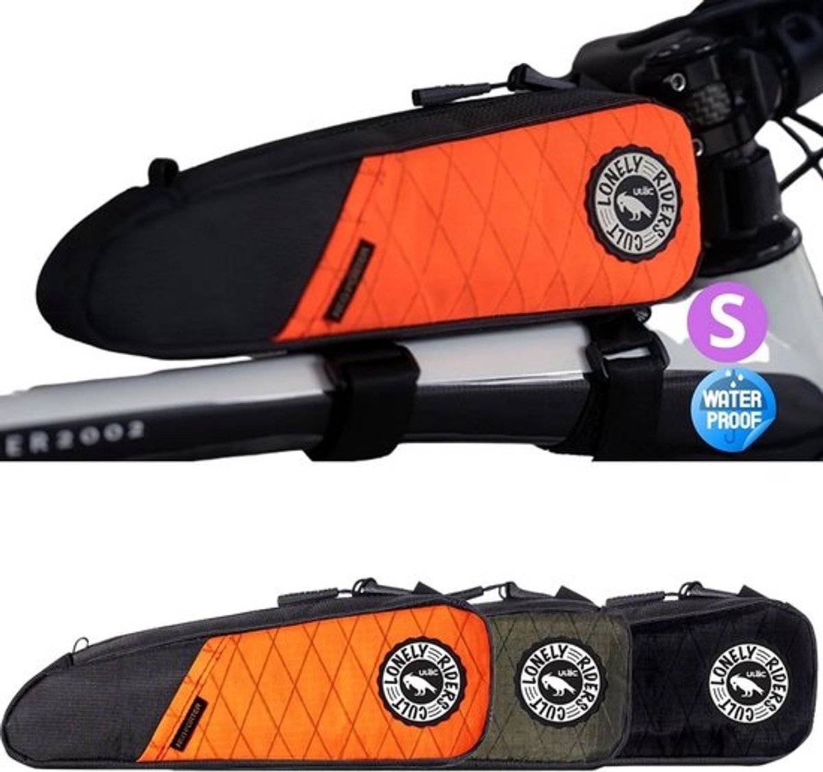 Waterdichte Fiets Bovenbuistas 1.0L voor Mountainbike en Racefiets Montage