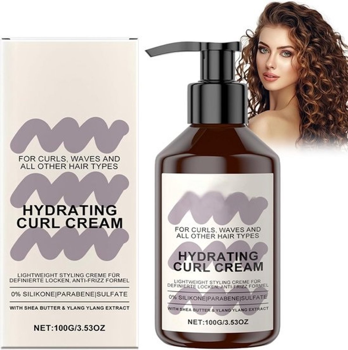 Krulversteviger Gel voor Natuurlijke, Gedefinieerde Krullen - Hydraterende Styling